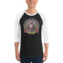 3/4 sleeve raglan shirt